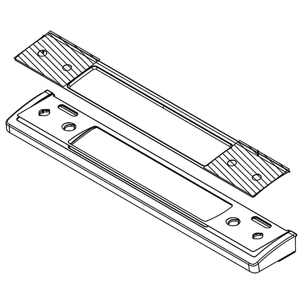 Part #w10660994, Range Control Panel (Stainless) / 30.00 x 5.50 x 1.62