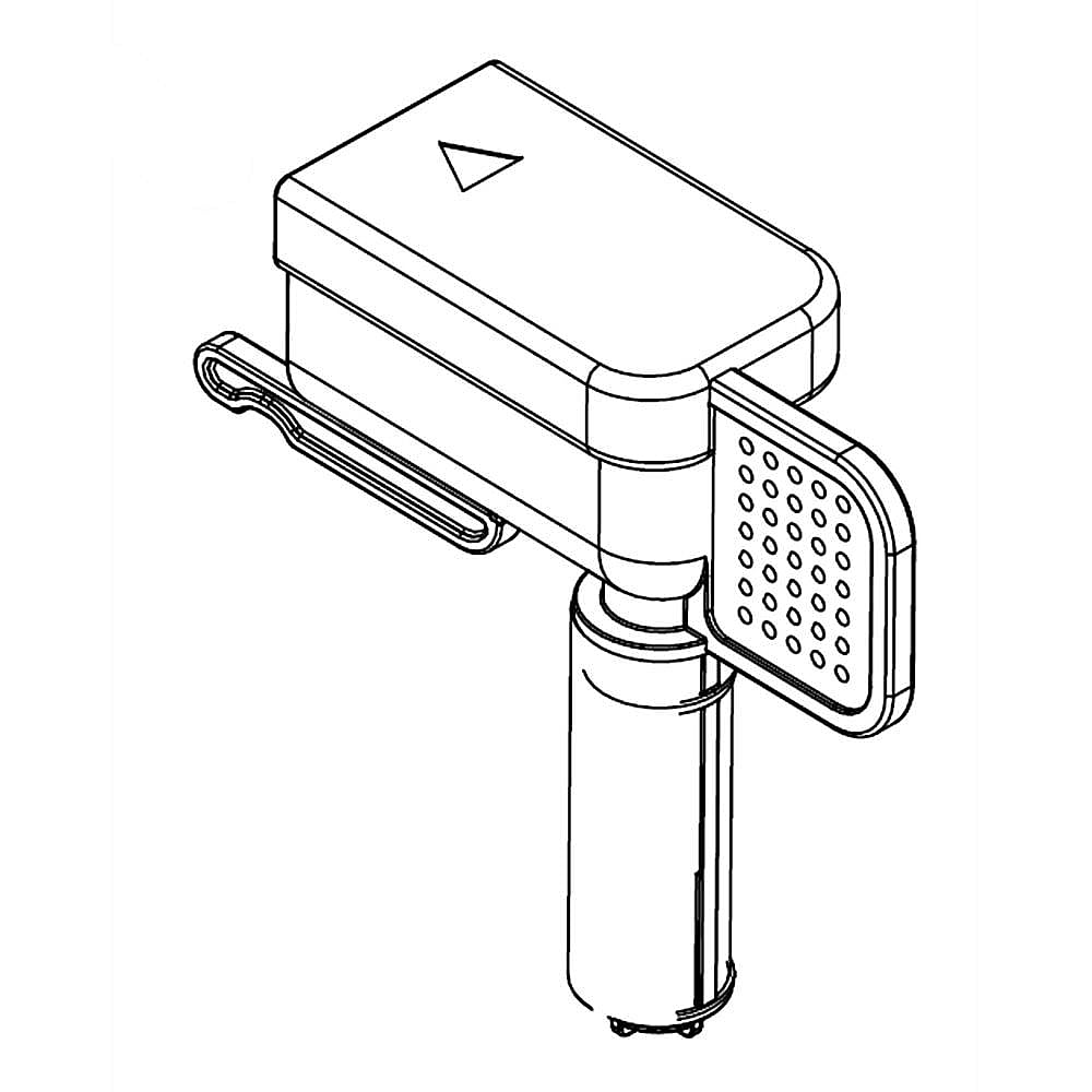 Part #w10661745, Jenn-Air Dispenser / 3.50 x 2.75 x 1.15