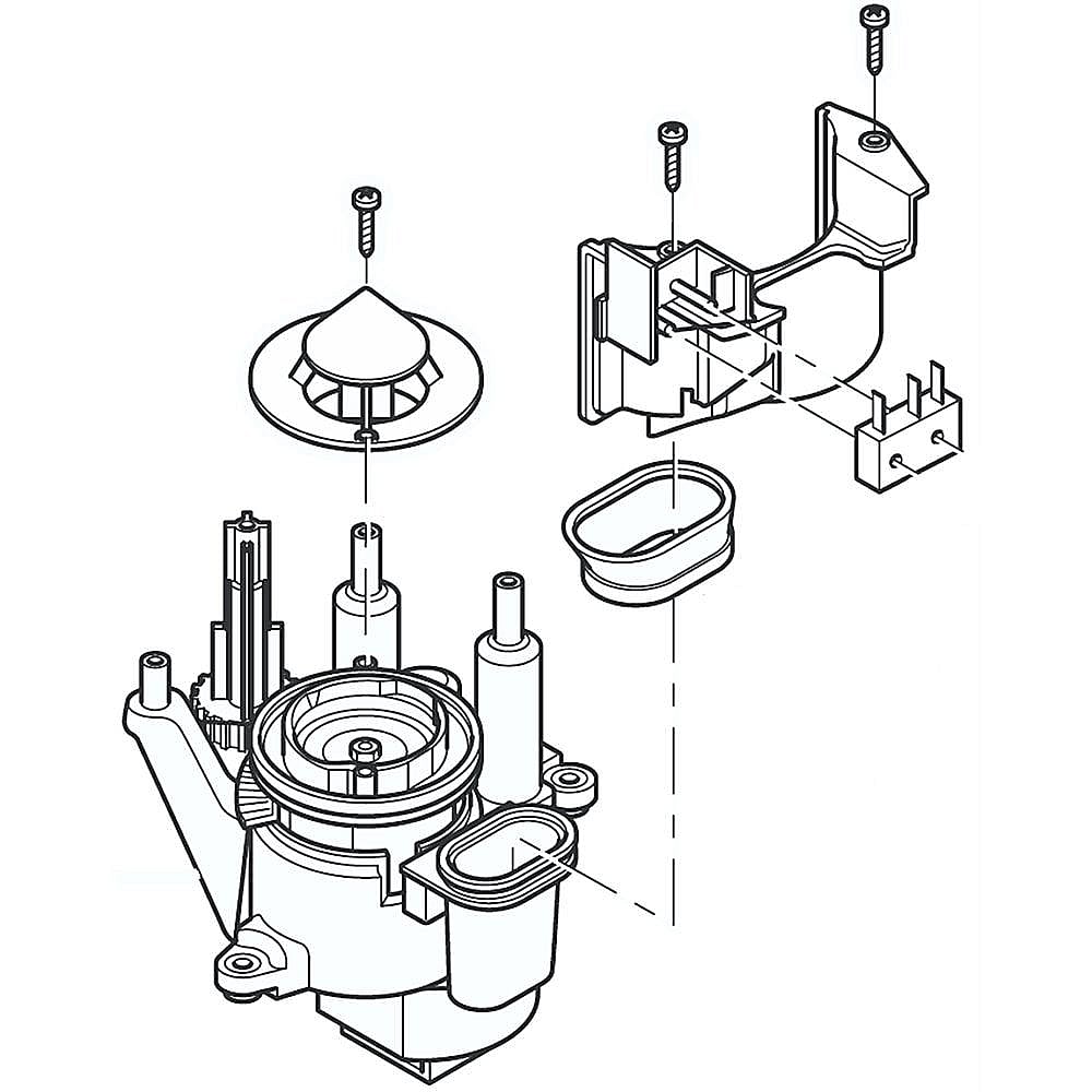 Part #w10661796, Jenn-Air Grinder / 7.50 x 6.00 x 4.50