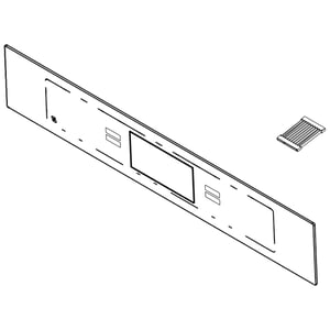 Wall Oven Control Panel Assembly (black) W10673682