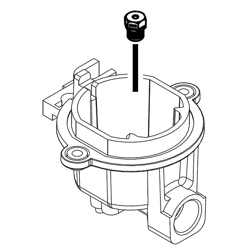 KitchenAid Part #w10674920, Holder Orifice | 4.00 x 3.25 x 1.63