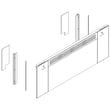 Range Oven Door Outer Panel for Ikea IGS900DS05 - Part W10677219