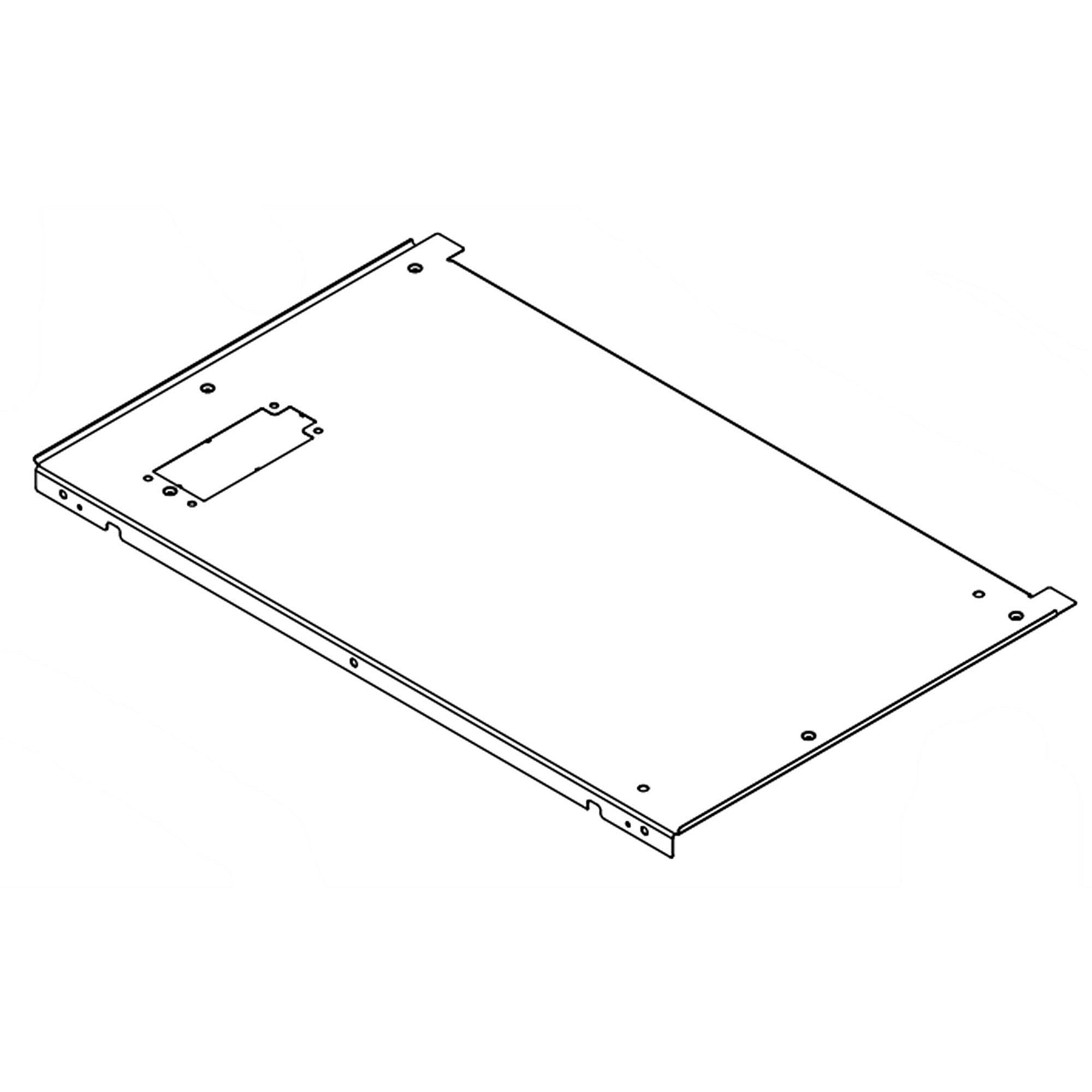 Part #w10680059, Range Broil Drawer Bottom Panel / 23.62 x 4.50 x 1.00