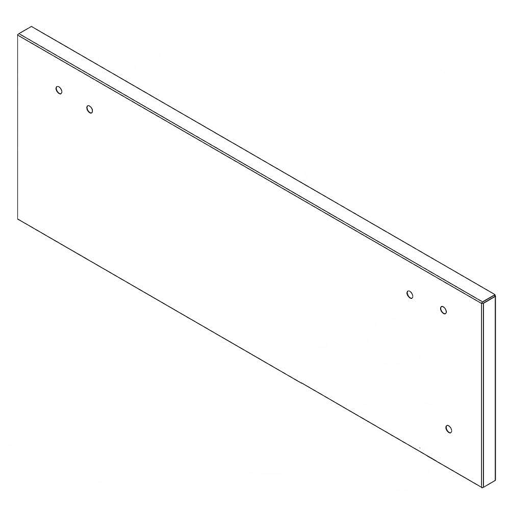 Part #w10685893, Kitchenaid Warming Drawer Front Panel / 30.00 x 10.50 x 1.35