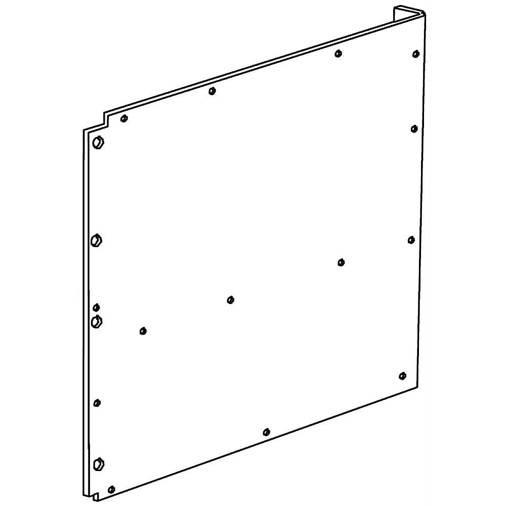 KitchenAid Part #w10693408, Chassie Side | 15.56 x 16.38 x 2.25