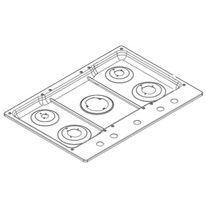 Cooktop Main Top (stainless) W10722085