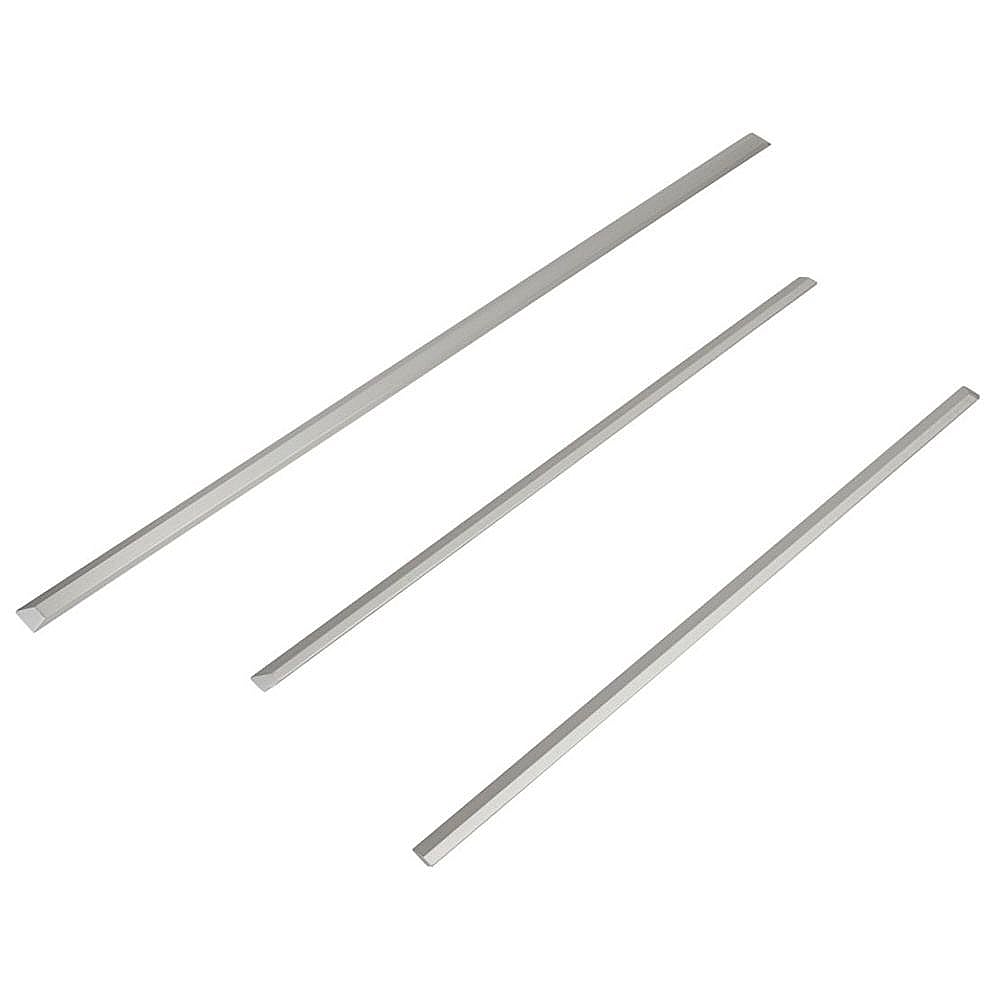 Part #w10731887, Maytag Range Side Trim Kit (Stainless) / 34.62 x 2.12 x 2.12