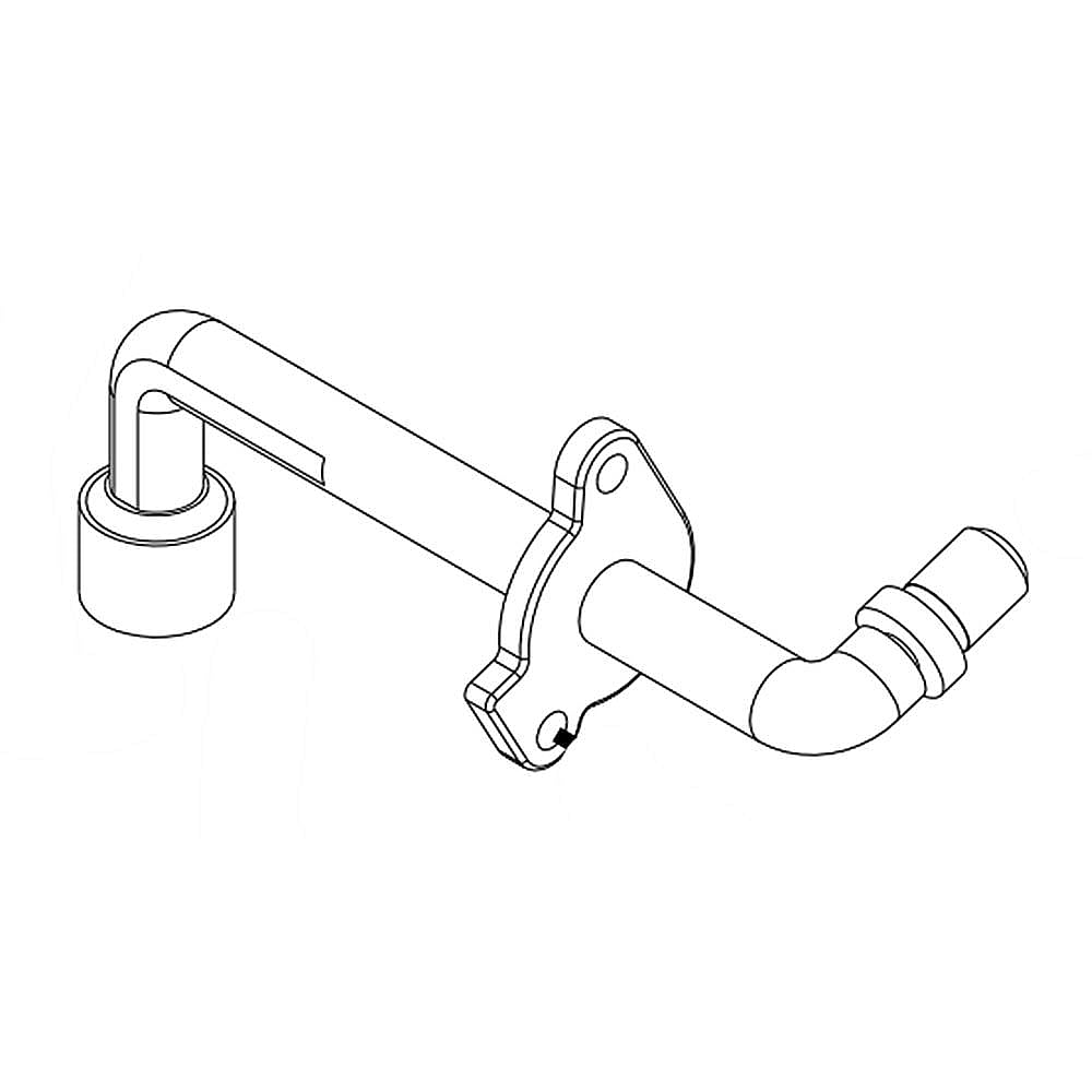 Part #w10732135, Broiler Fitting / 5.25 x 2.50 x 2.12