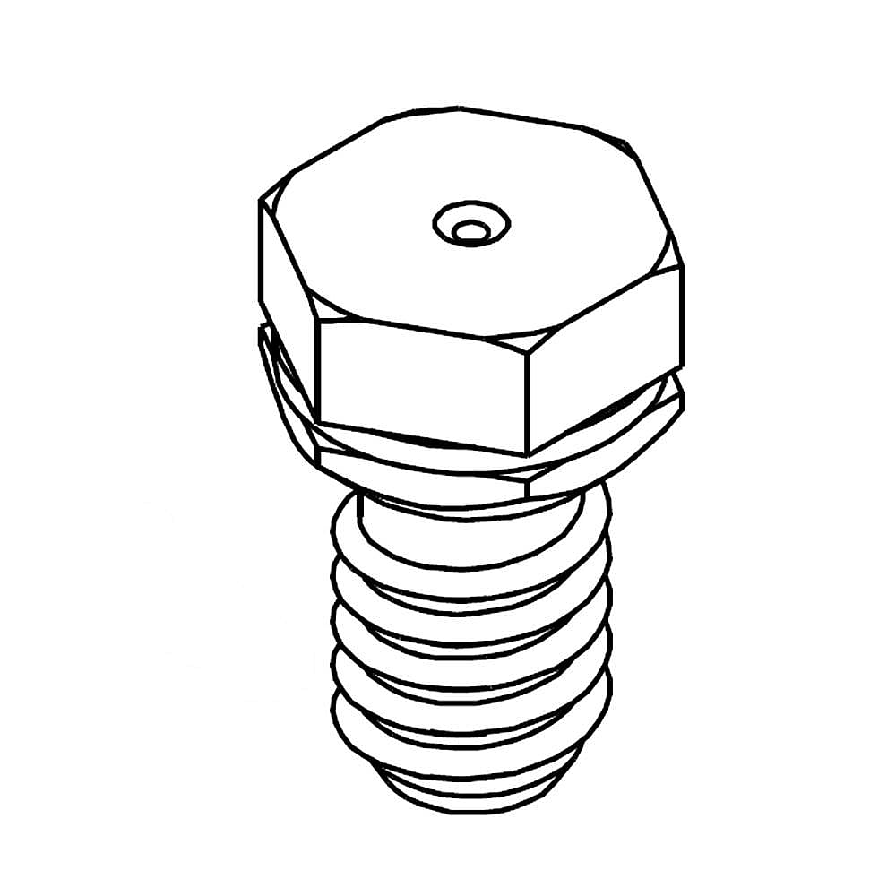 Part #w10732136, Range Surface Burner Orifice, 5, 000-Btu / 0.50 x 0.25 x 0.25