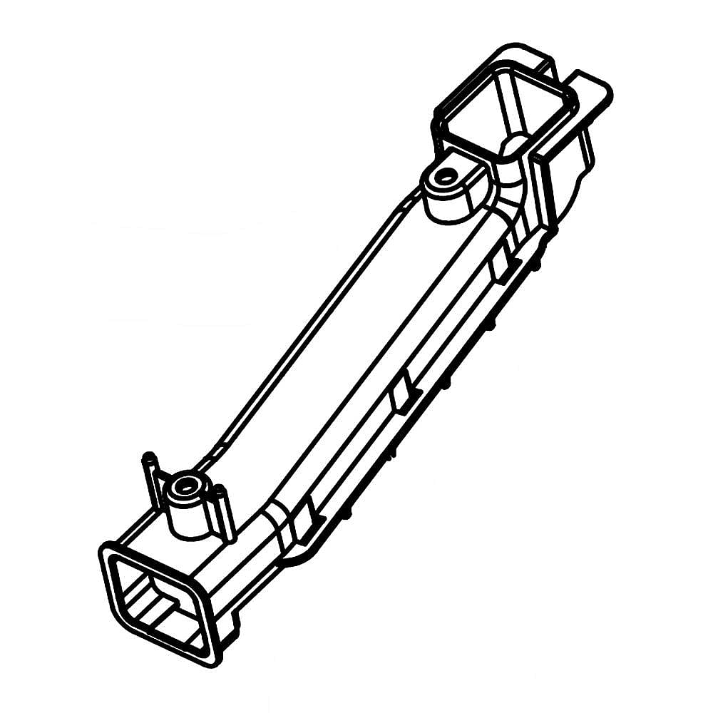 Part #w10740434, Air Duct / 8.00 x 2.00 x 2.00