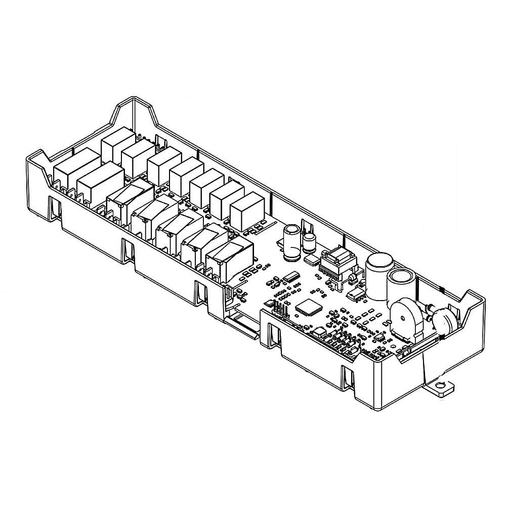 Part #w10741612, Whirlpool Wall Oven Control Board | 16.00 x 5.25 x 5.75