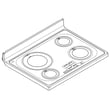 Range Main Top (black) for Whirlpool YWGI925C0BS0 - Part W10755368