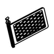 Microwave Vent Damper Door for Maytag MMV6190DS3 - Part W10756358
