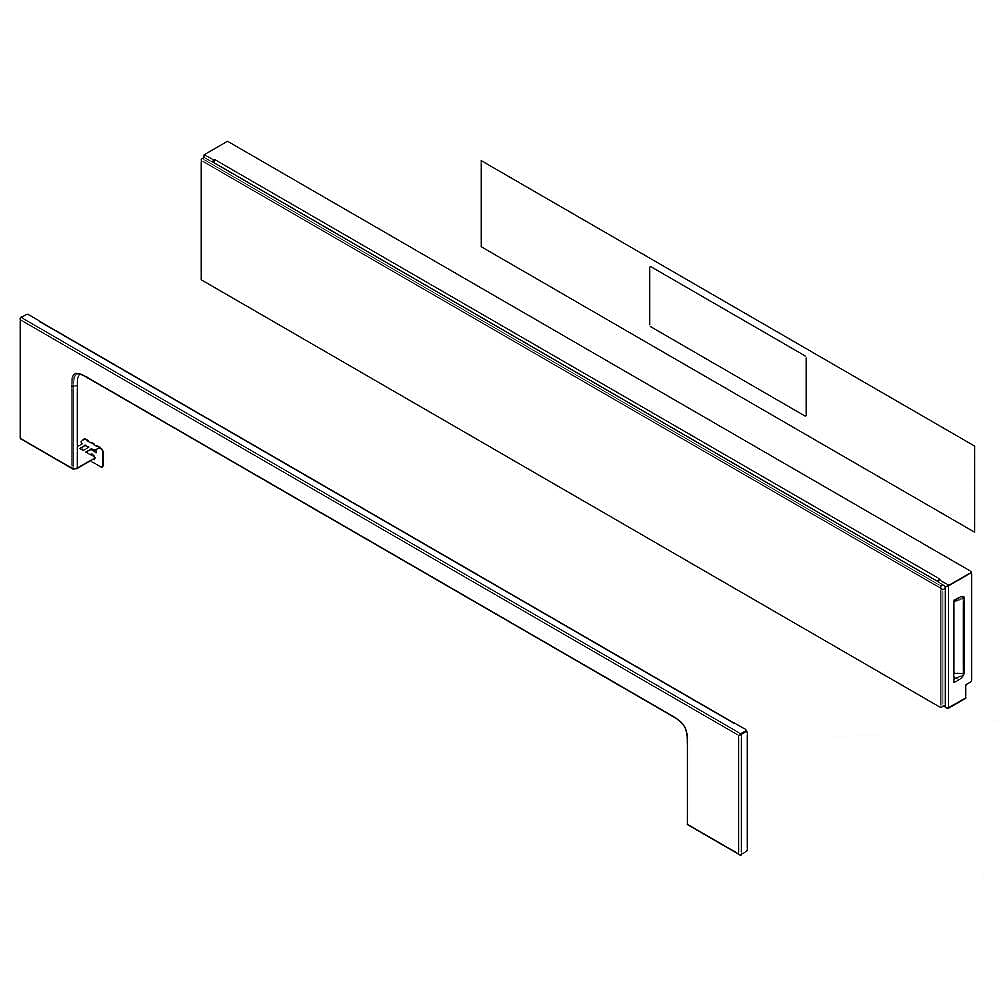 Part #w10756513, Wall Oven Control Panel Assembly / 35.00 x 9.25 x 5.50