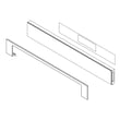 Wall Oven Control Panel Assembly (stainless) for Whirlpool WOD97ES0ES03 - Part W10756518