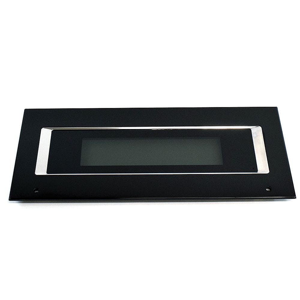 Photo of Wall Oven Microwave Door Outer Panel Assembly (Black) from Repair Parts Direct