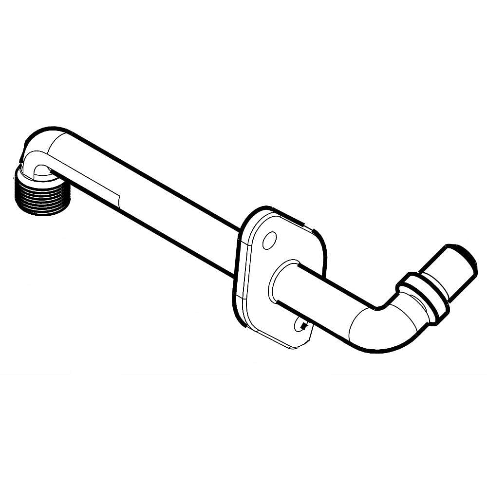 Part #w10776437, Broiler Fitting / 5.00 x 2.25 x 2.50
