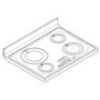 Range Main Top (stainless) for KitchenAid YKFID500ESS2 - Part W10777613
