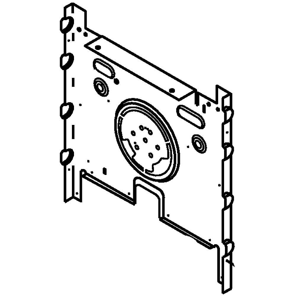 Part #w10784207, Wall Oven Rear Chassis Panel / 21.75 x 22.00 x 1.00