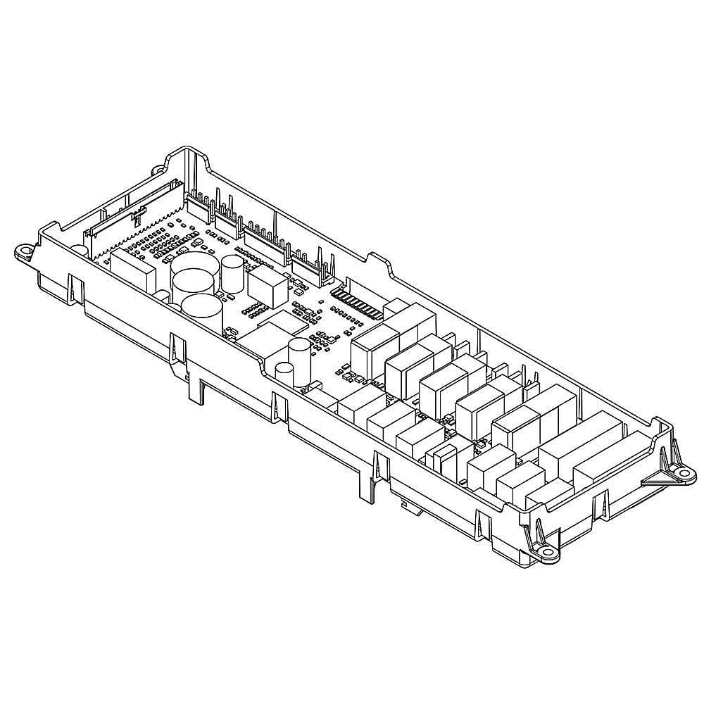 Photo of Part #w10807576, Wall Oven Control Board | 16.00 x 5.25 x 5.75 from Repair Parts Direct