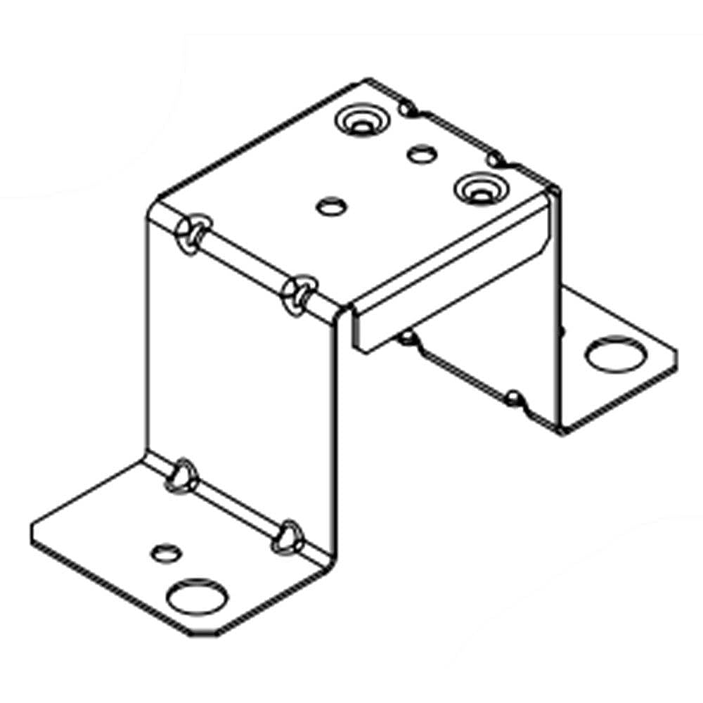 KitchenAid Part #w10811211, Bracket-Hat | 4.14 x 2.00 x 2.00