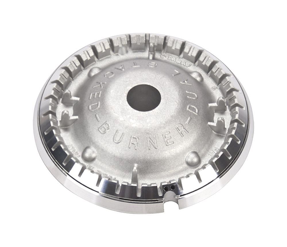 Part #w10811599, Cooktop Burner Head, Center / 4.58 x 4.37 x 1.50