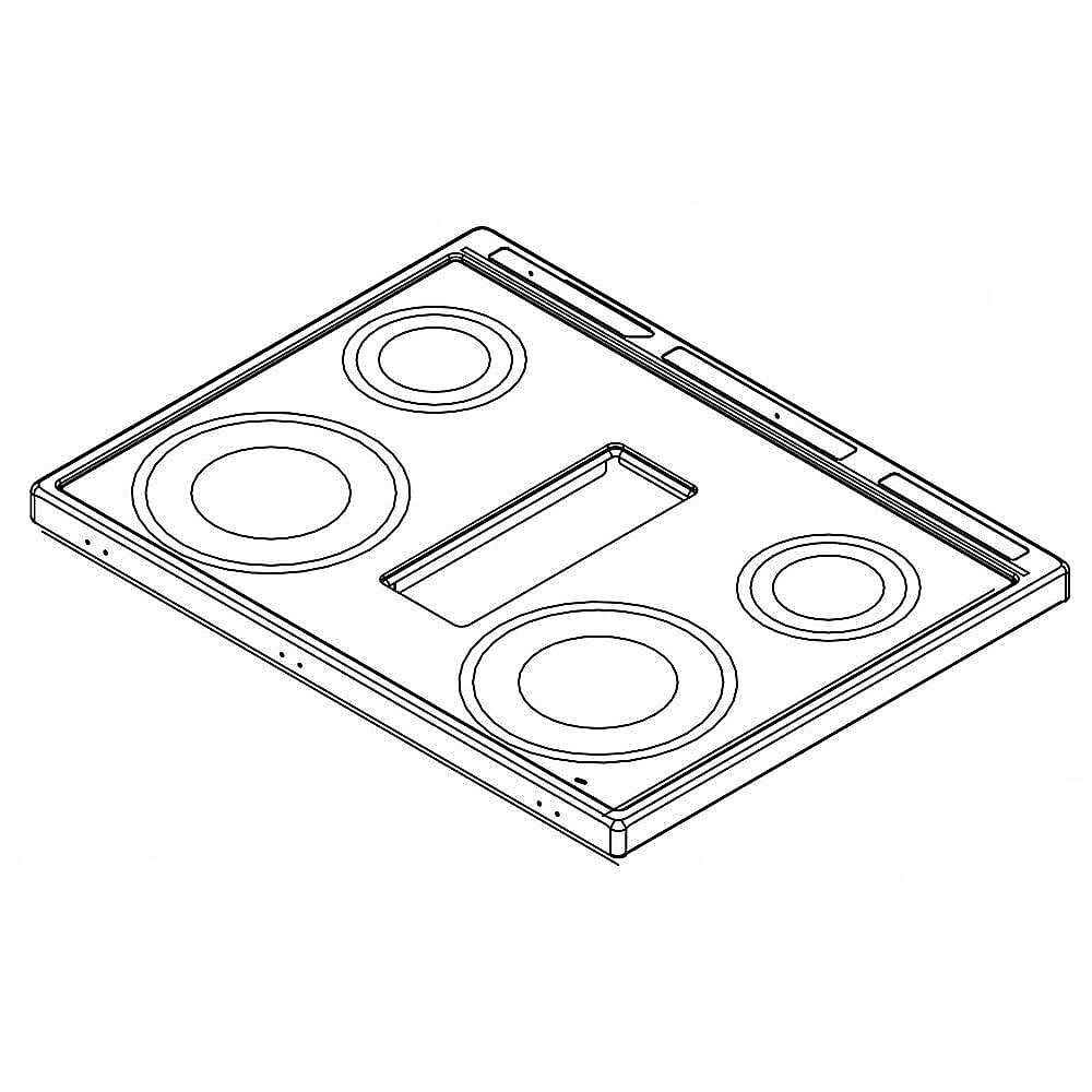 Part #w10818724, Whirlpool Range Main Top (Stainless) / 29.75 x 34.50 x 9.00