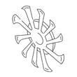 Convection Fan for KitchenAid KFDC506JBK01 - Part W10819914