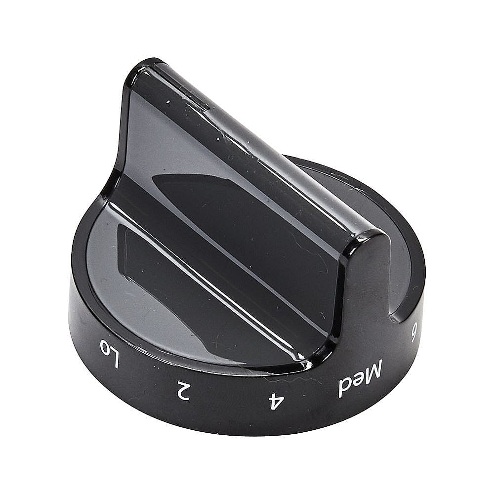 Photo of GE Part #w10819917, Ran Surface Burner Knob | 2.00 x 2.00 x 1.10 from Repair Parts Direct