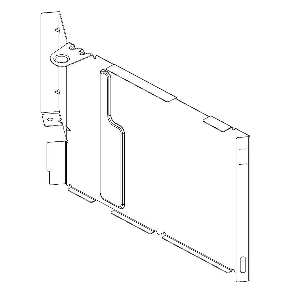 Part #w10827799, Plate / 9.25 x 5.00 x 0.50