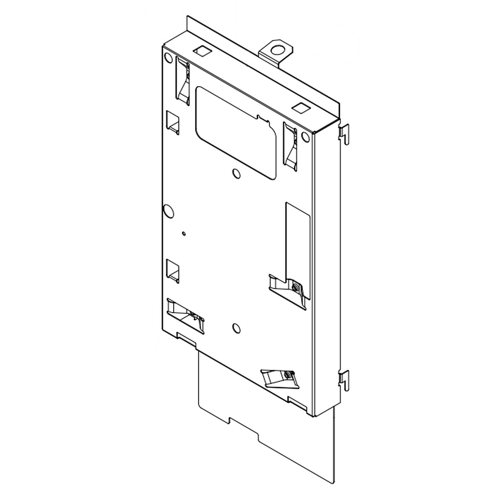Part #w10833366, Microwave Control Panel Bracket / 11.75 x 5.25 x 0.75