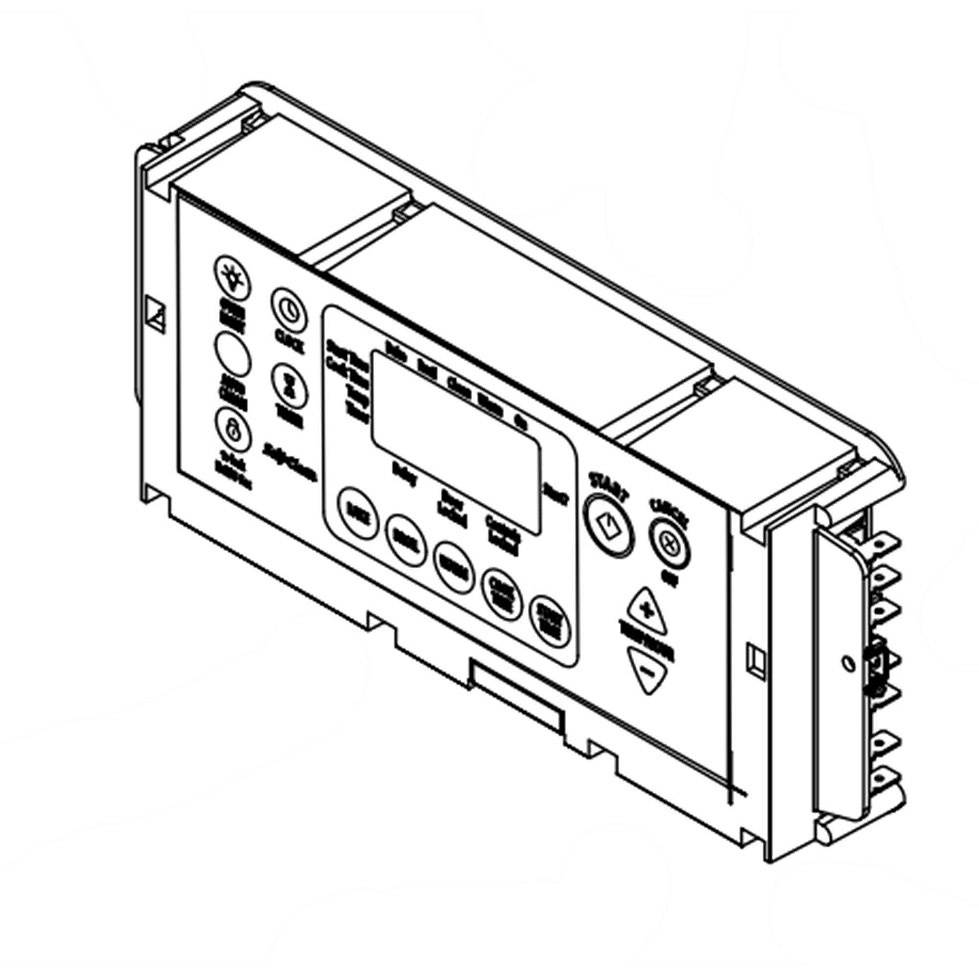 Part #w10834509, Range Oven Control Board (White) / 11.75 x 5.25 x 5.75