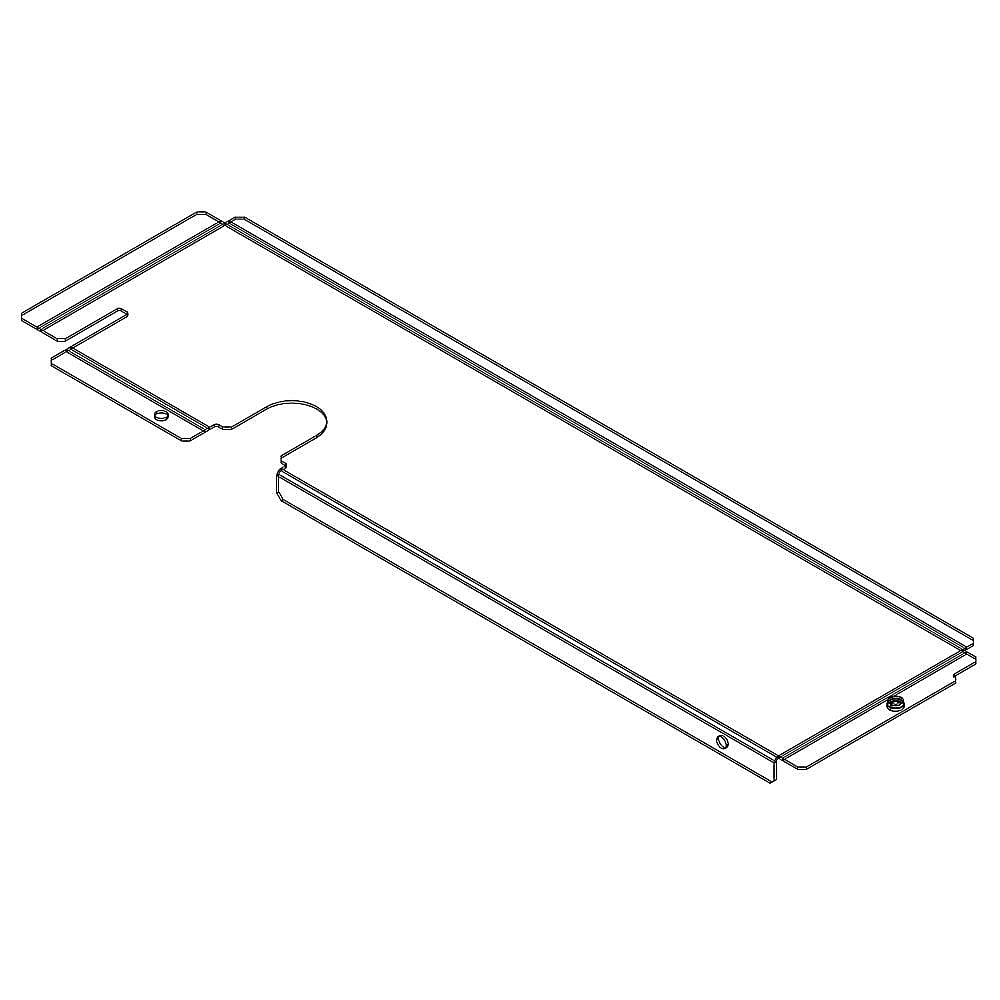 Part #w10842296, Heat Shield / 13.58 x 3.50 x 0.50