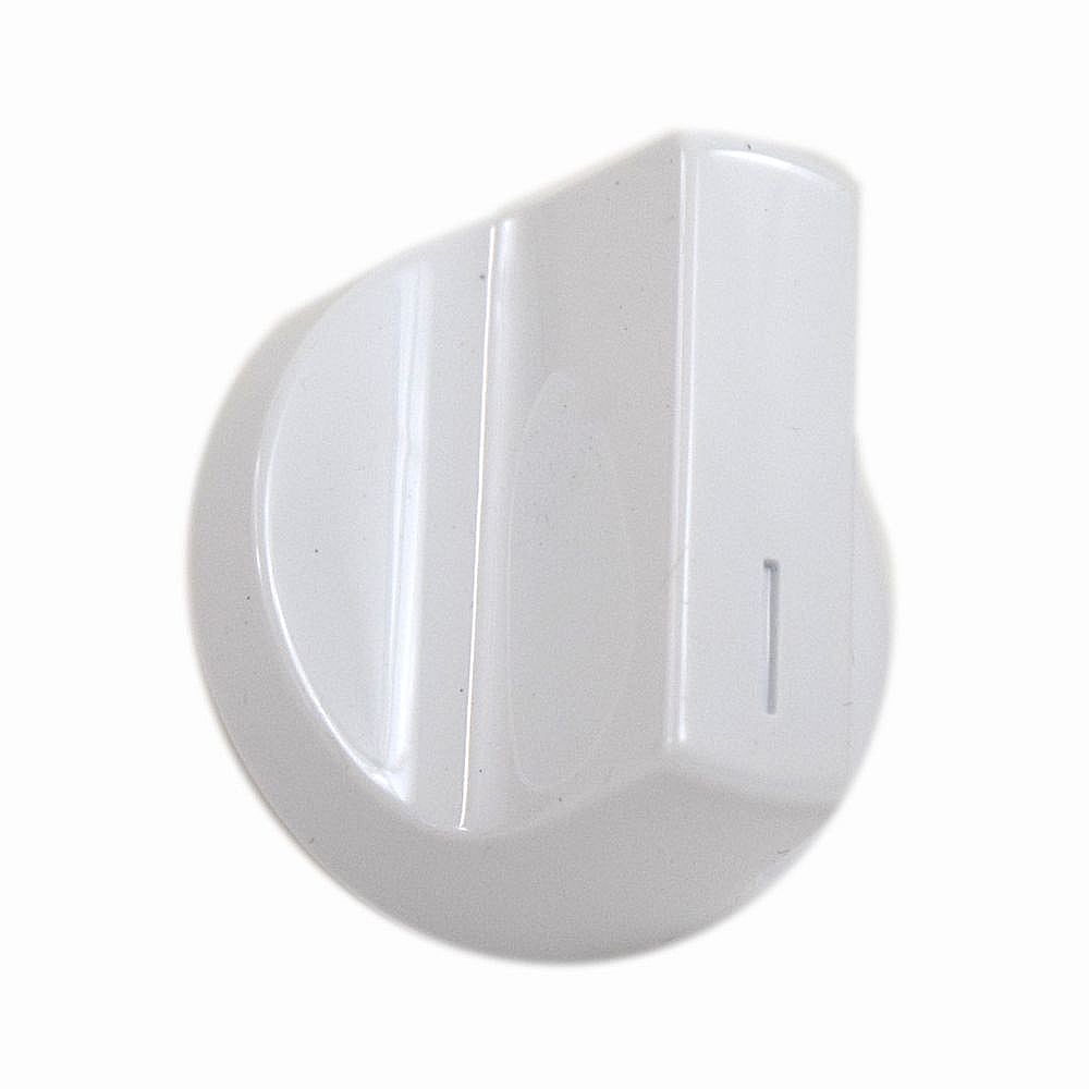 Part #w10850032, Range Surface Burner Knob (White) / 2.00 x 2.00 x 2.50