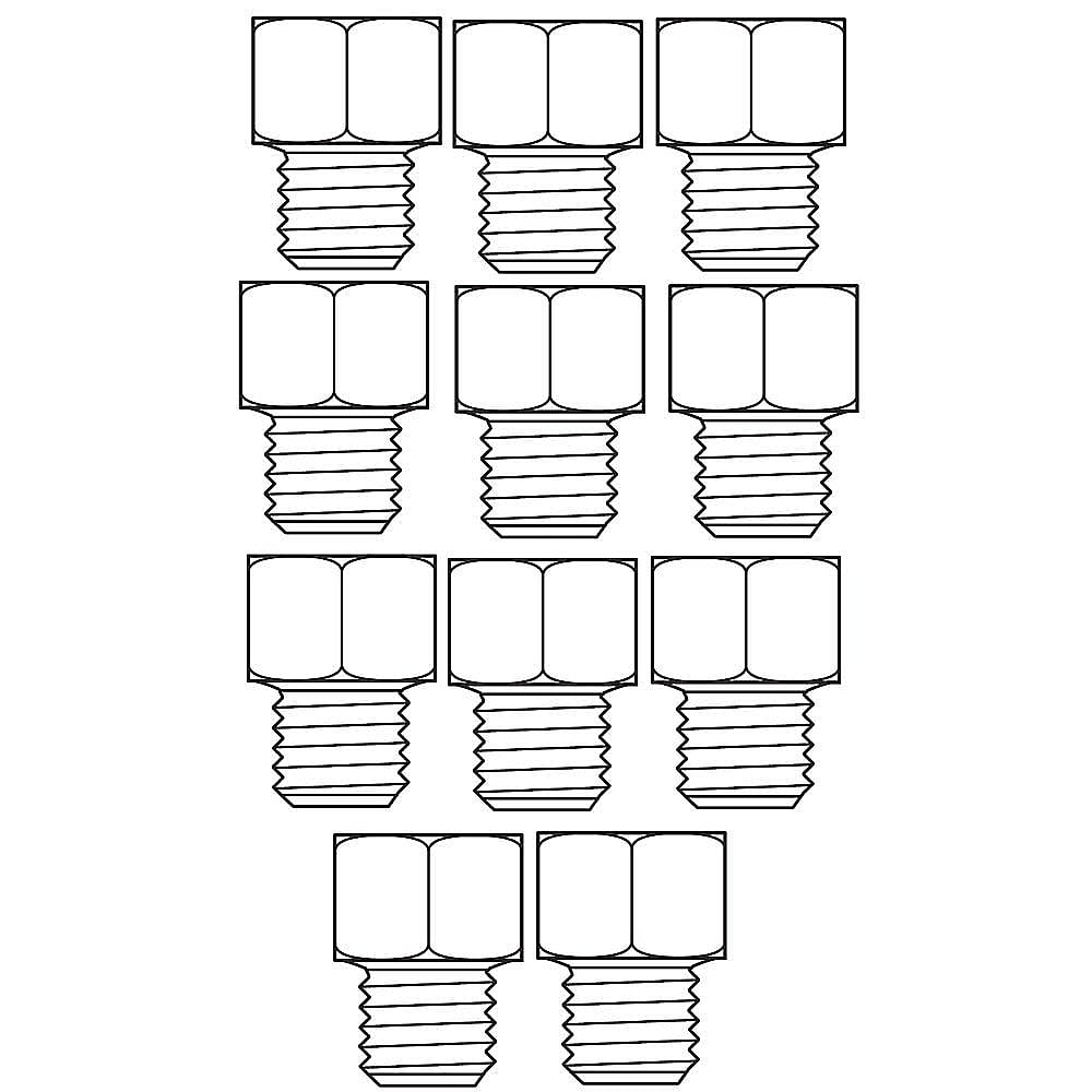 Part #w10853432, Cooktop Lp Conversion Kit | 4.70 x 3.00 x 0.08