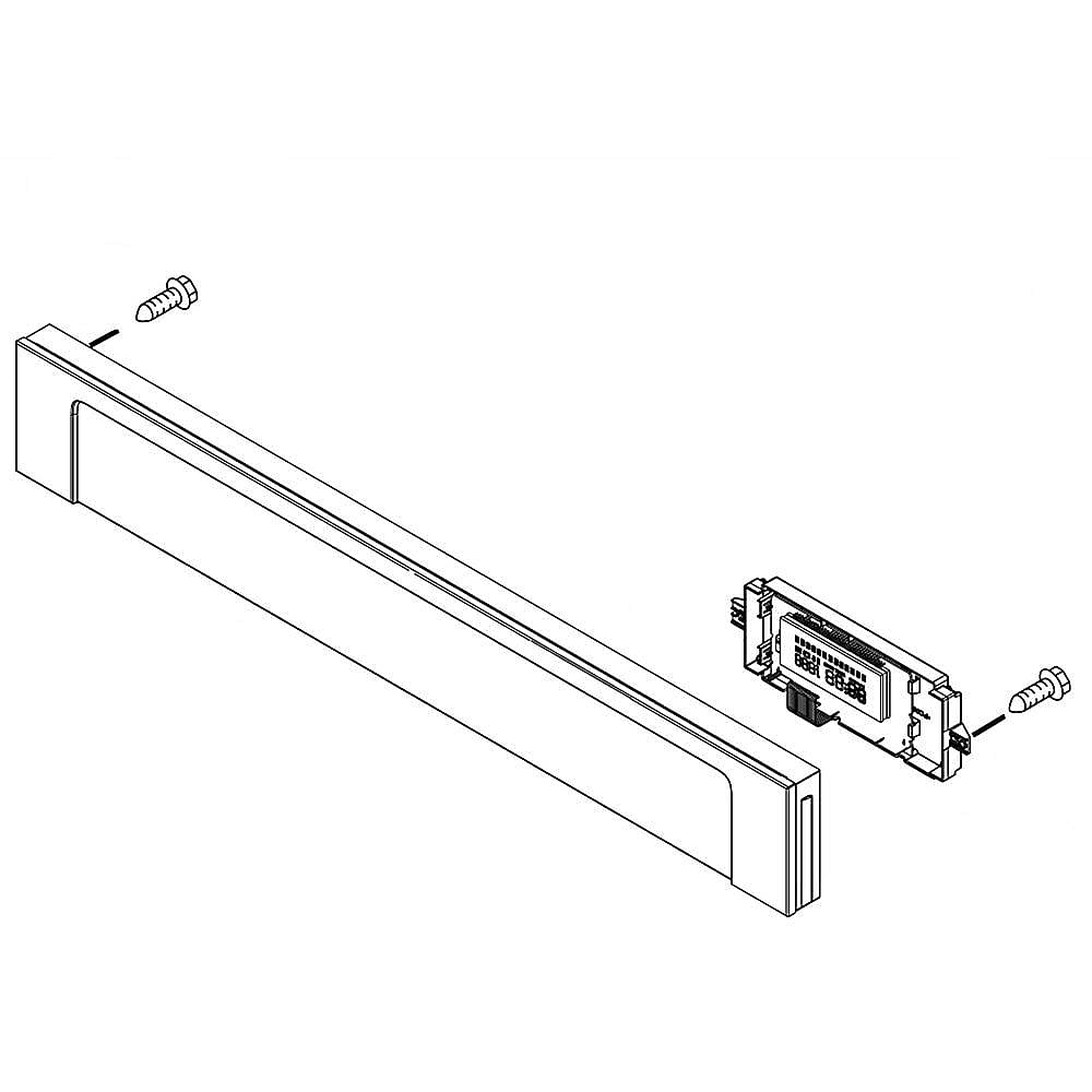 Part #w10861493, Wall Oven Control Panel Assembly / 35.25 x 9.50 x 5.75