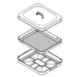 Microwave Steamer for KitchenAid KODE900HSS20 - Part W10862029
