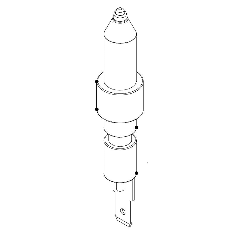 Photo of KitchenAid Part #w10862326, Electrode | 4.75 x 4.50 x 0.25 from Repair Parts Direct