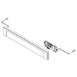 Wall Oven Control Panel Assembly (stainless) for Whirlpool WOS92EC7AB04 - Part W10864154