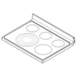 Range Main Top (black) for Whirlpool WFE770H0FZ0 - Part W10872562