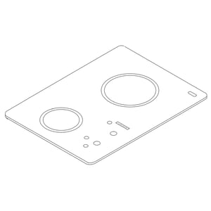 Cooktop Main Top (black) W10875085