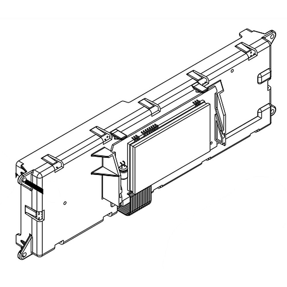 Photo of GE Part #w10879697, Ran Oven Control Board | 16.00 x 7.00 x 2.88 from Repair Parts Direct