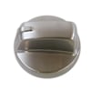 Whirlpool Range Surface Element Knob (stainless) (replaces W10880076) W10880076