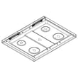 Range Main Top (white) for Whirlpool WEG745H0FS0 - Part W10885067