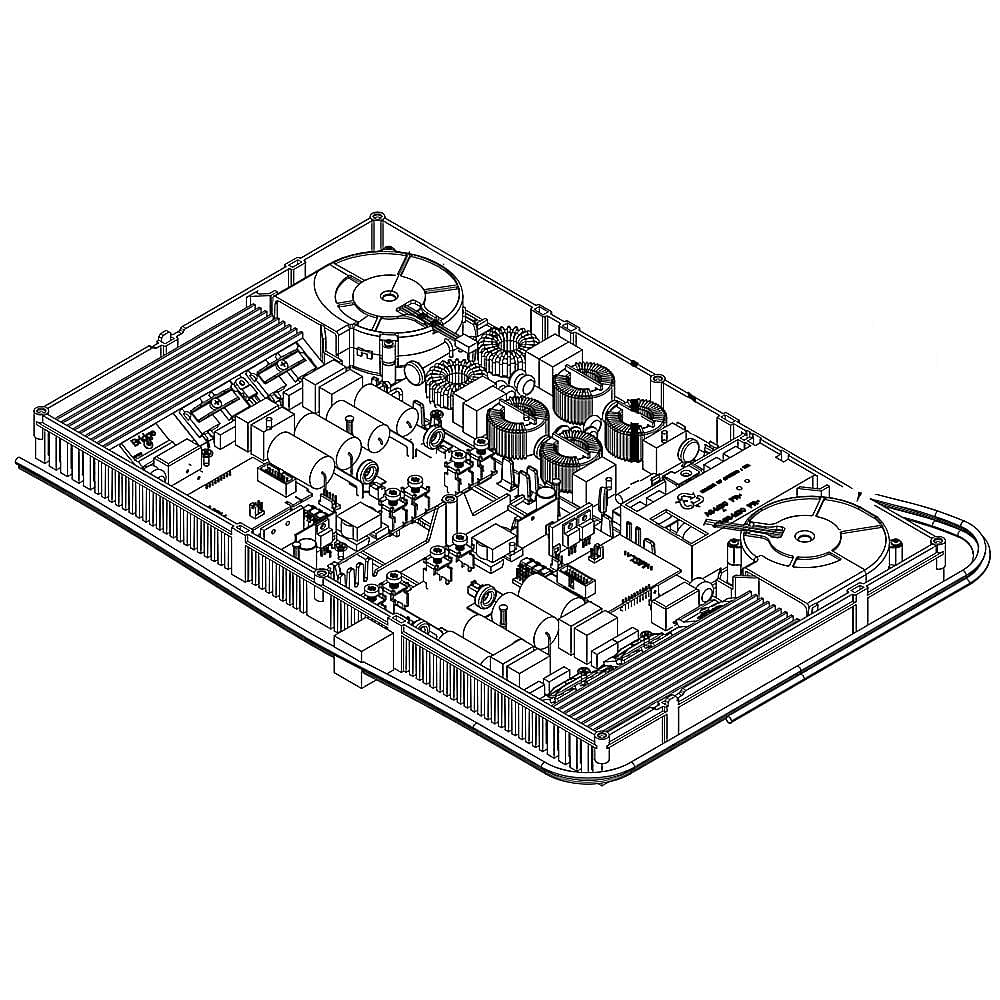 Part #w10886865, Range Induction Module (Replaces W10465535, W10857688, W10873518) / 24.00 x 23.75 x 3.00