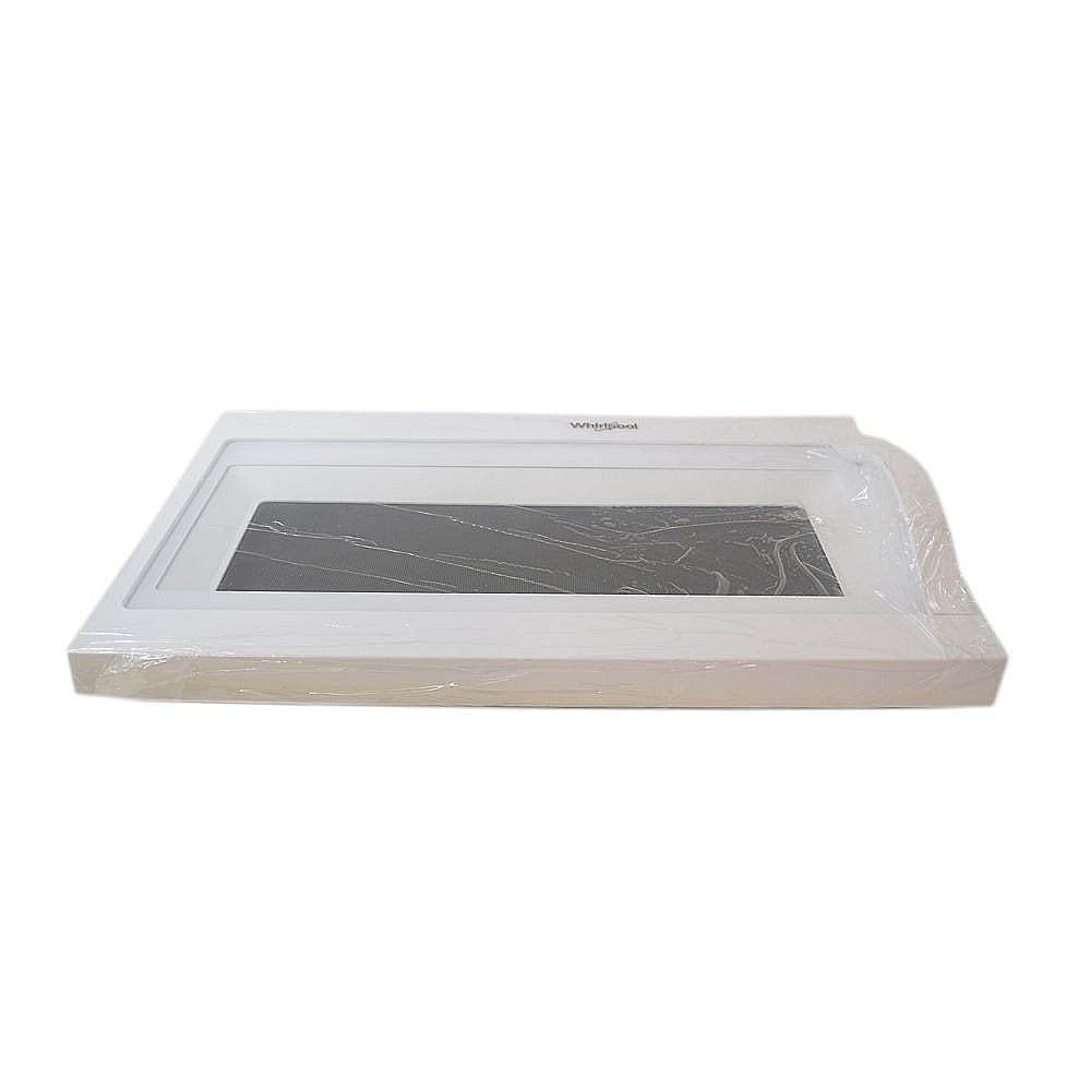 Part #w10889330, Microwave Door Assembly (White) / 28.50 x 18.25 x 7.00