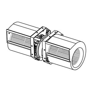 Microwave Vent Fan Motor Assembly W10892388