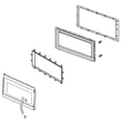 Microwave Door Assembly (stainless) W10893437