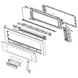 Microwave Door Assembly (stainless) for Whirlpool WMH76719CS4 - Part W10893441