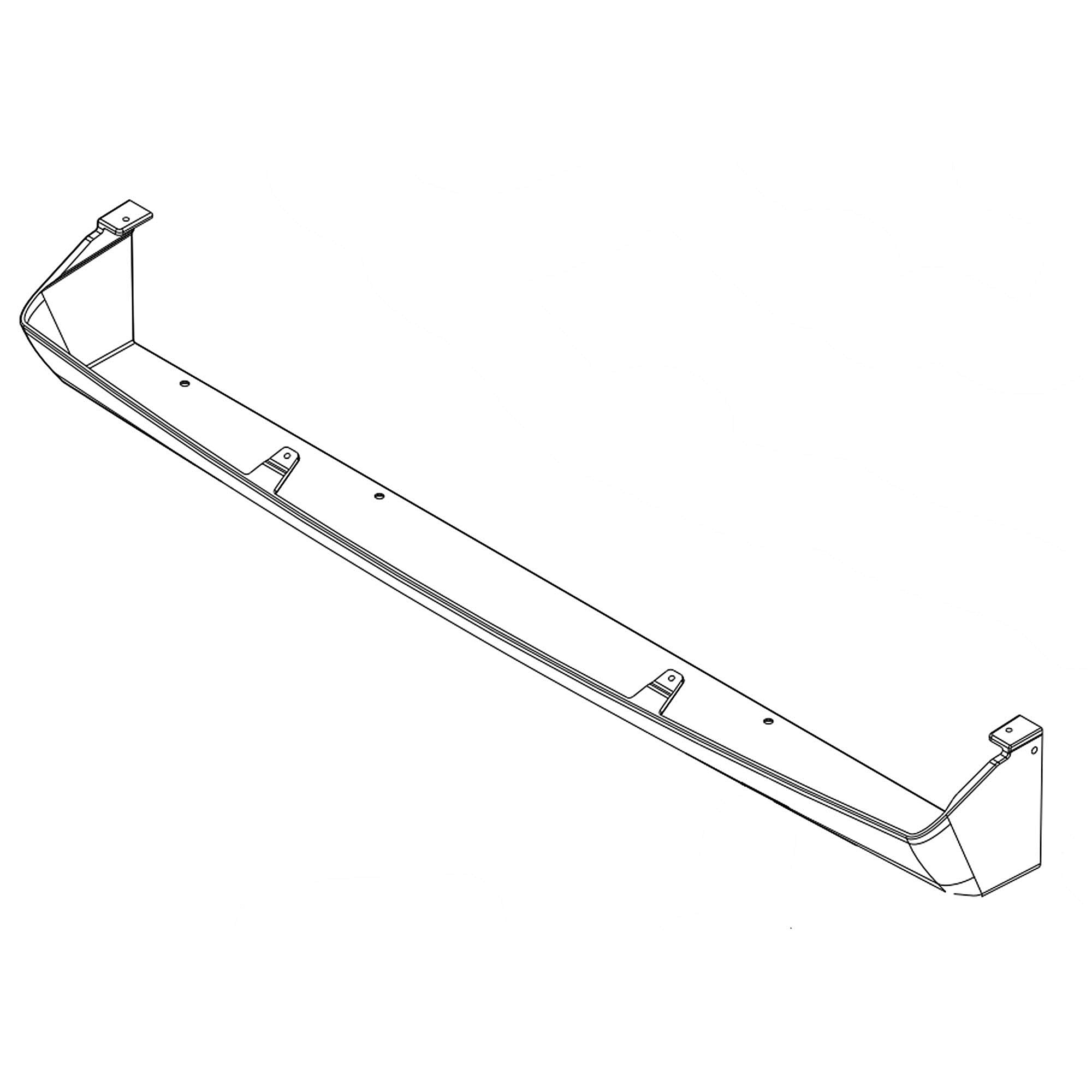 Part #w10894127, Range Control Panel Trim (White) / 5.07 x 5.07 x 34.25